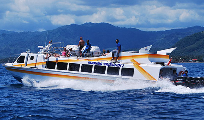 fast boat transfer ke gili dan lombok