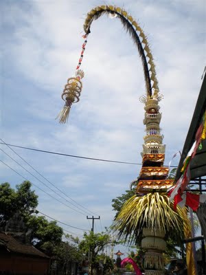 penjor galungan bali